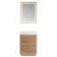 Ensemble de meuble-lavabo simple 24 po avec miroir Huesca-70529499-70529500