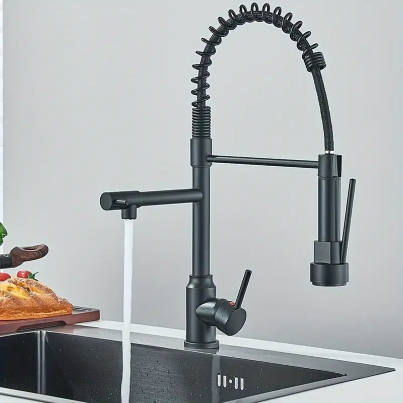 Senlesen Pull Out Kitchen Faucet, Black