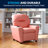 Contemporary Kids Recliner with Cup Holder-56801098
