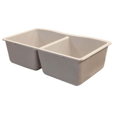Aversa 31.9375'' L Double Bowl Kitchen Sink