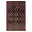 Tapis rectangulaire nouvel âge en laine 3 pi 11 po x 6 pi 6 po One-of-a-Kind