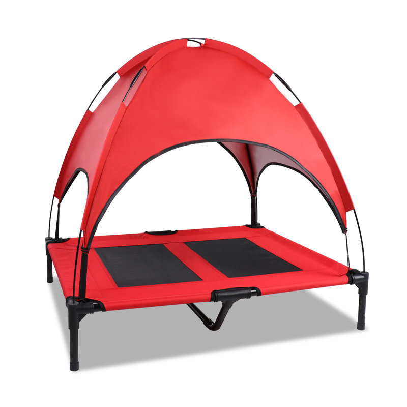 Lit de camp Aetna, L 36 po x P 30 po x H 36 po, Rouge