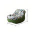 Chaise berçante moderne rembourrée