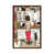 Toile classique avec cadre brun