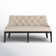 Jaclyn Linen Blend Upholstered Bench