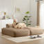 Chaise longue modulaire rembourrée avec dossier Cianciulli-112814826