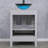 Khristopher 60'' Double Bathroom Vanity with Manufactured Wood Top, Glass Vessel Sink, Faucet, Drain-712803678-712803677