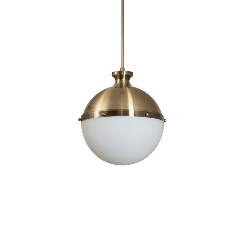 Luminaire suspendu sphère 2 lumières Huevo
