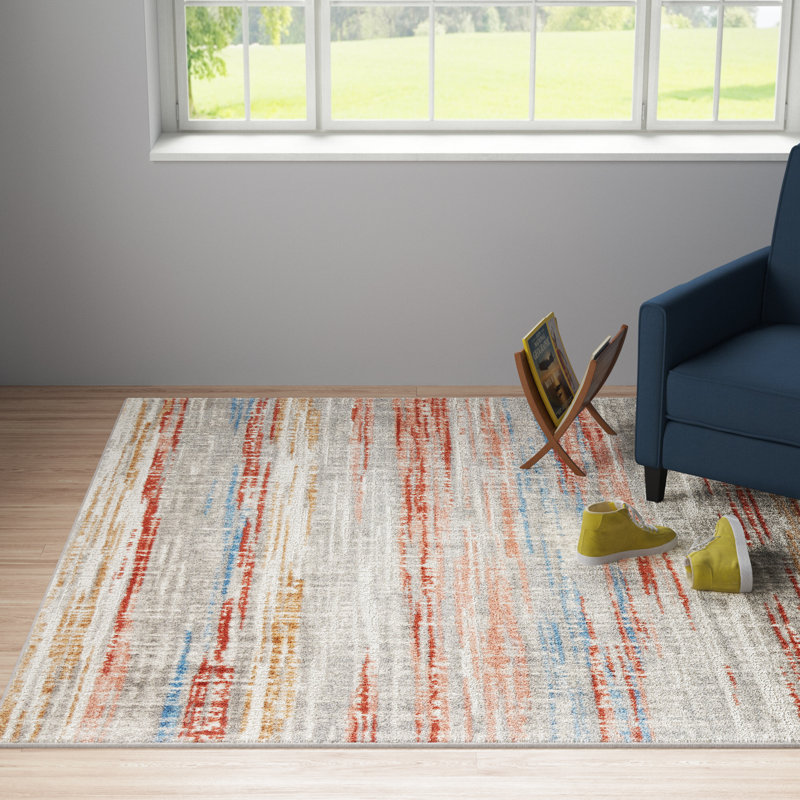 Fabiola Abstract Area Rug, Rectangle 9' x 12'