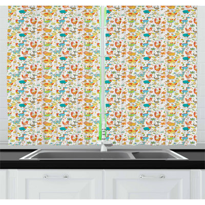 Tailored Kitchen Curtain