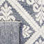 Tapis ivoire / bleu marine en laine tissé à la main Engelmann-349174148