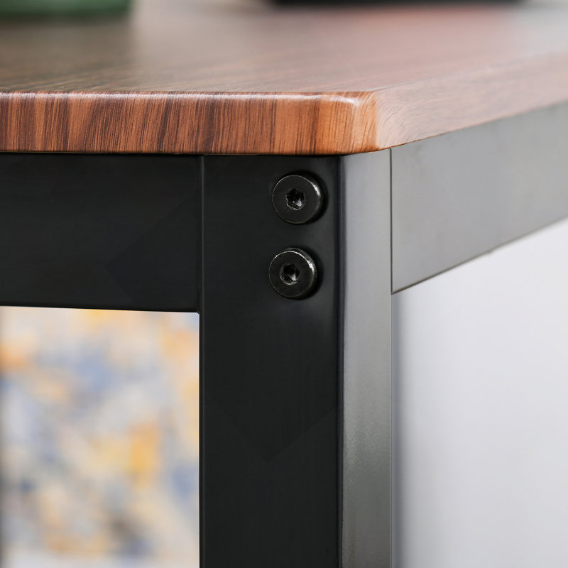 Ensemble de table de salle à manger 4 pièces avec banc, table de cuisine et chaises avec support de rangement, idéal pour les réunions de famille et pour économiser de l'espace