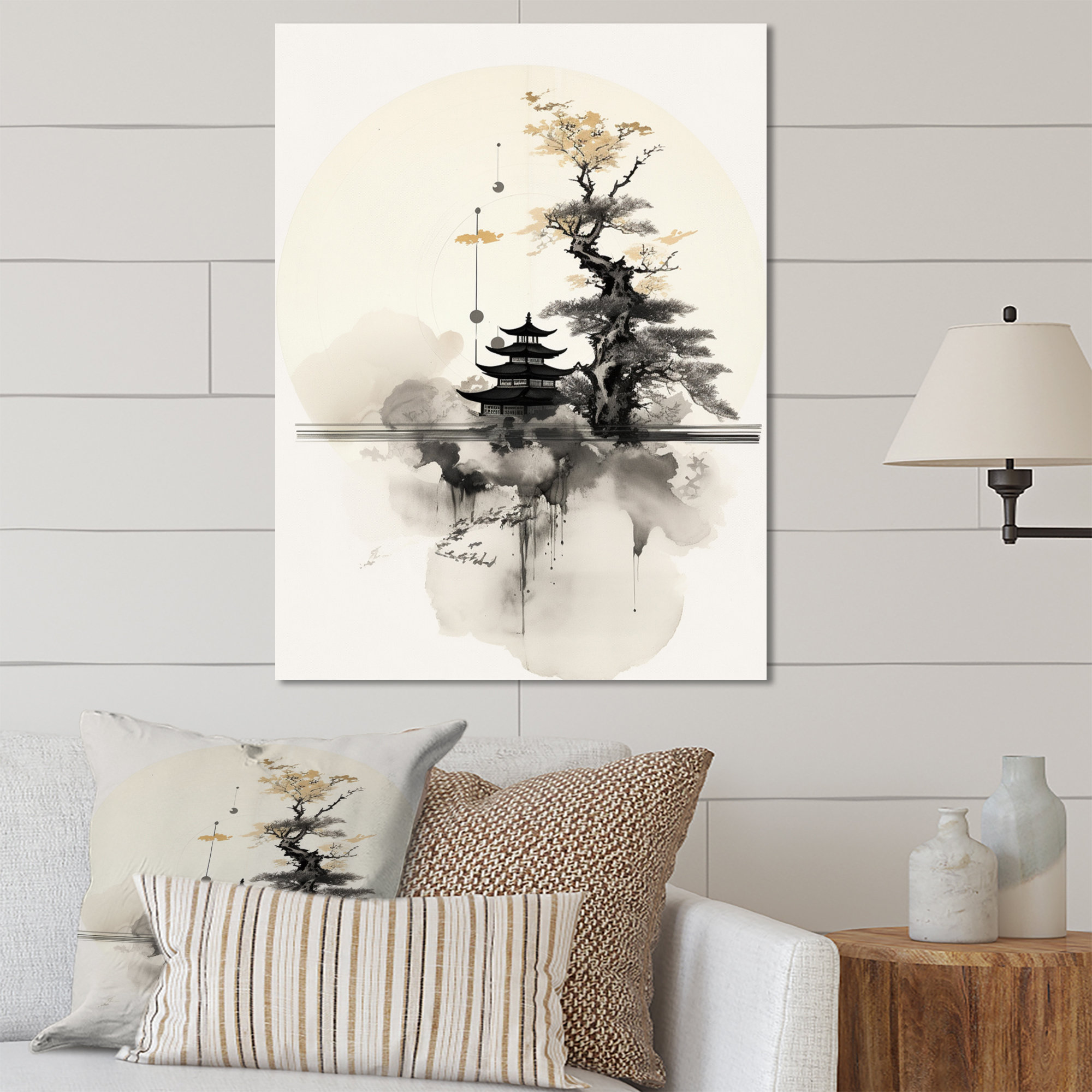 Winston Porter Asian Art Samurais Landscape II - Asian Metal Wall Decor ...