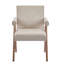 Fauteuil de salle à manger rembourré-2068899817