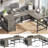 Josphua L-Shaped Computer Desk with Power Outlet-1950321088