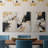 Abstract Series CLXX -Set Of 3 Gallery Wrapped Canvas -Ready to Hang-107312163