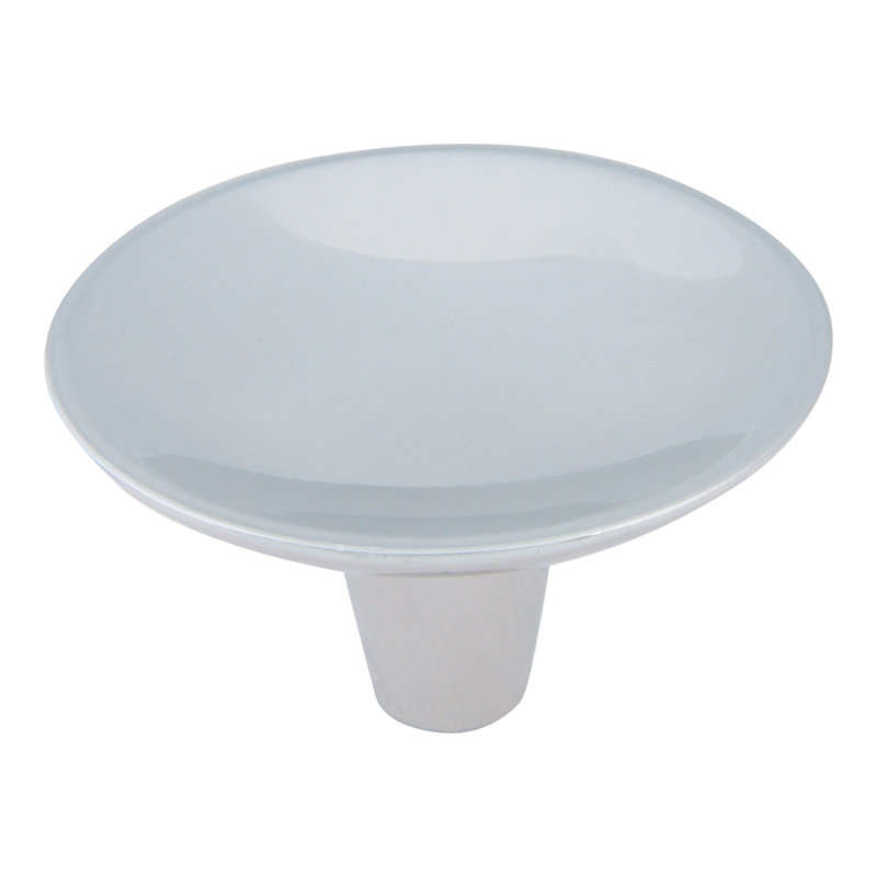 Dap Round Knob, Brushed Nickel, 2"
