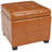 Graysie Faux Leather Ottoman-1421516752