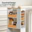 85.5cm H x 15cm W Utility Cart