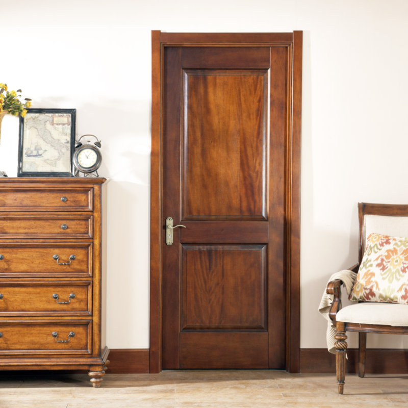 Porte standard à panneaux en bois brut, 32 po x 80 po