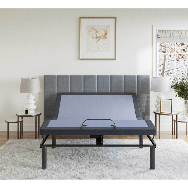 Queen Adjustable Bed Bt2500 - Entire Position Adjustment, Wireless Remote, Programmable Memory, Head And Foot Adjustable, , Body Massage, Portable Flashlight, 850 Lbs Capacity Complete Modification,
