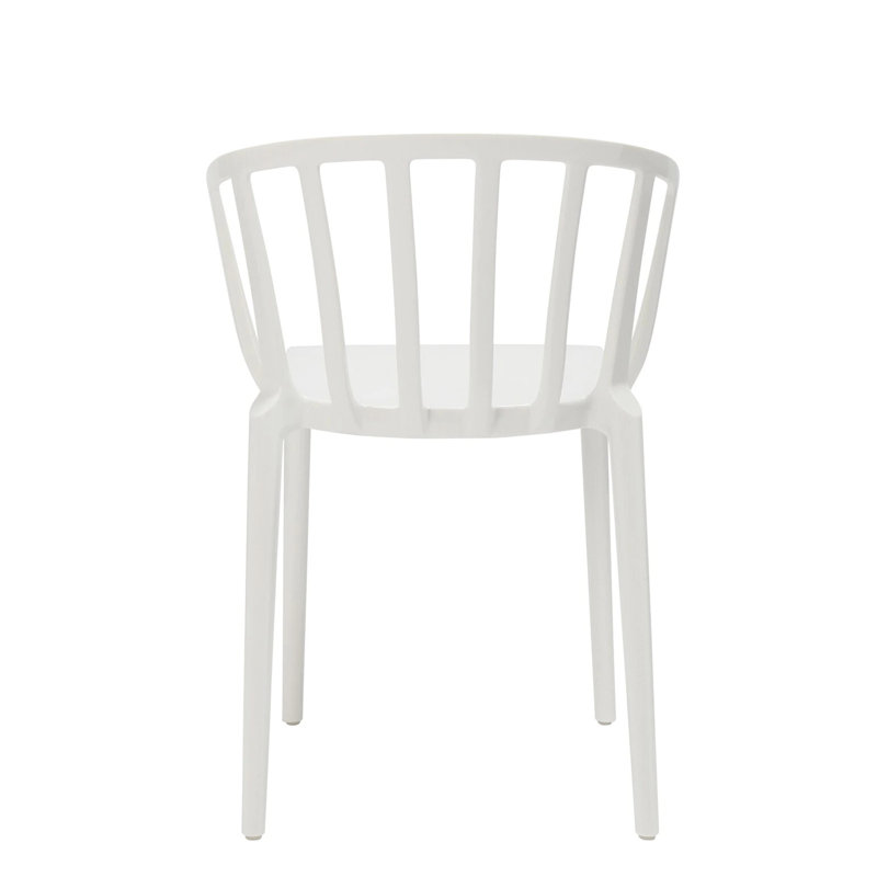Venice Outdoor Dining Armchair, Mat White