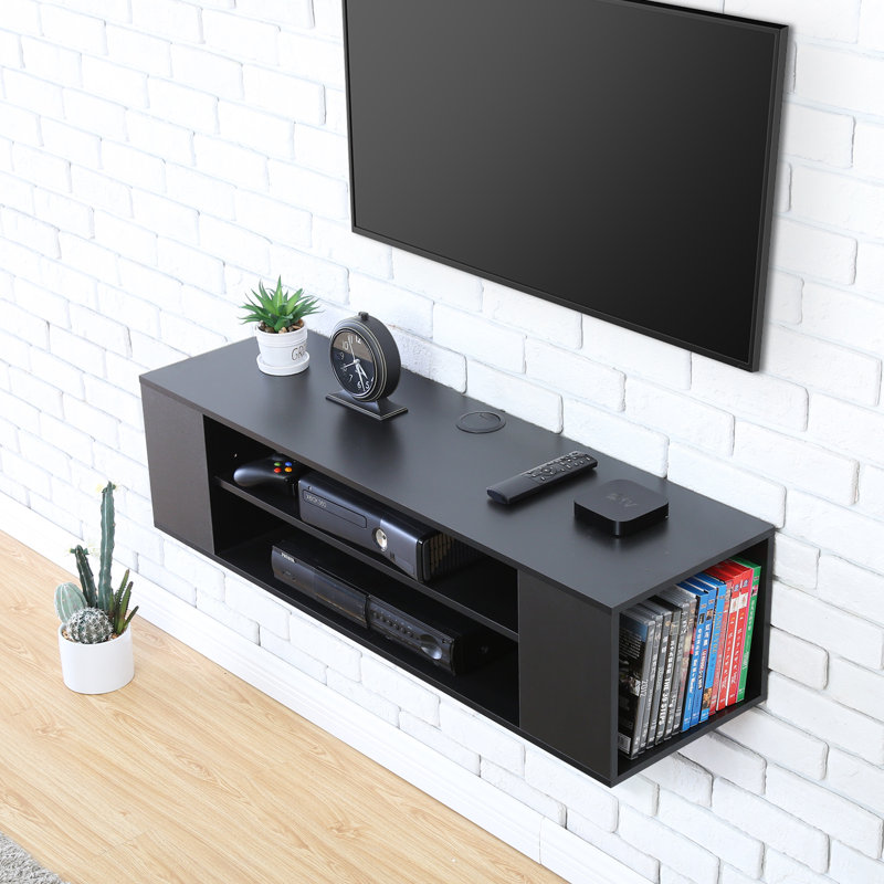 4 Piece Floating Shelf with Adjustable Shelves