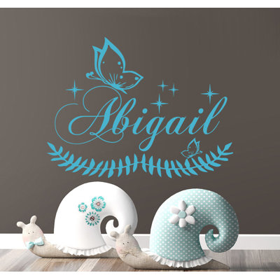 Adhésif décoratif nom personnalisé