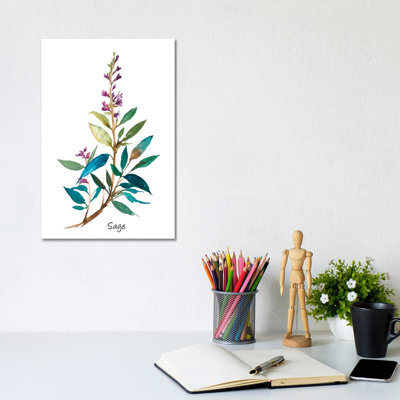 Sage II by Asia Jensen - Wrapped Canvas Painting