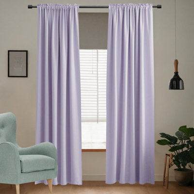 Room Darkening Curtains,2 Panels Set