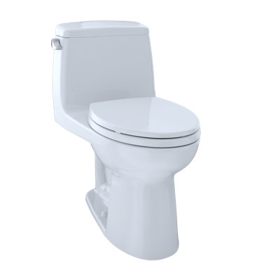 Toilette allongée une pièce 1,6 GPF conforme à l'ADA TOTO® UltraMax®, blanc coton