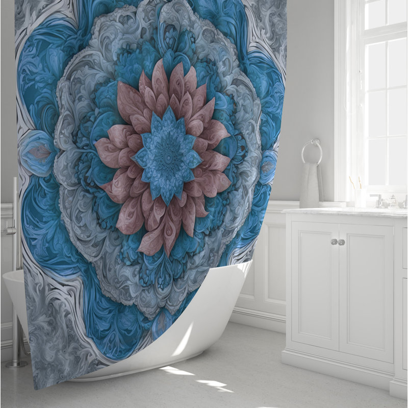 Rideau de douche Delk, H 72 po x l 70 po