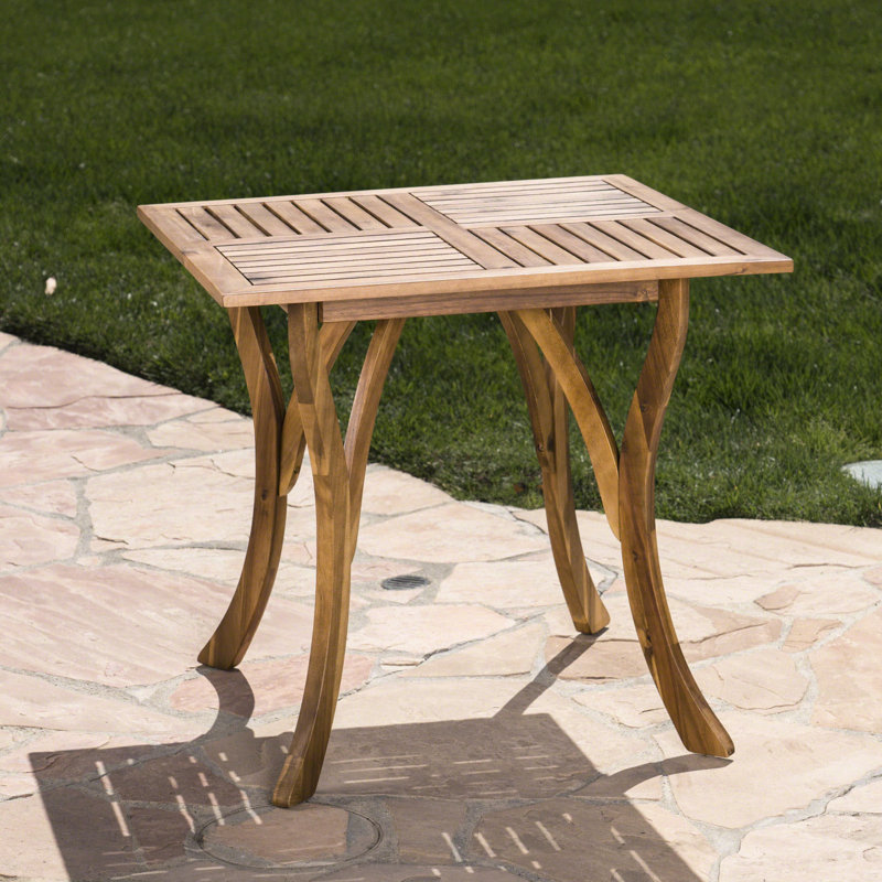 Wood 31.5'' Square Table With Finish - Creating An Attractive Patio Making More