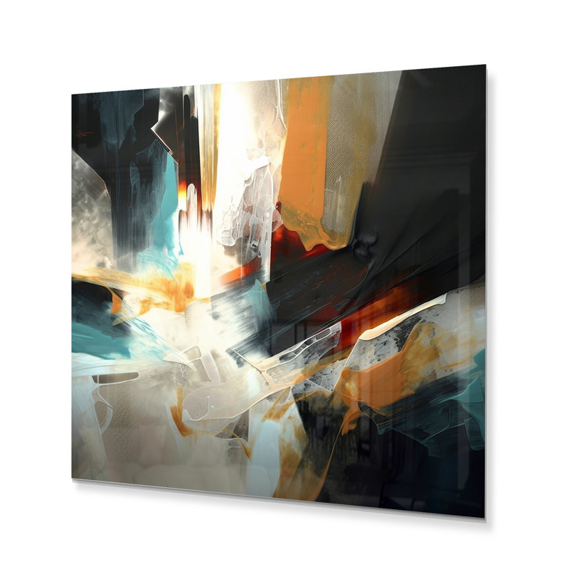 Décoration murale Cleasby Cleasby Abstract Mixed Colors III, H 16 po x l 16 po x P 1 po