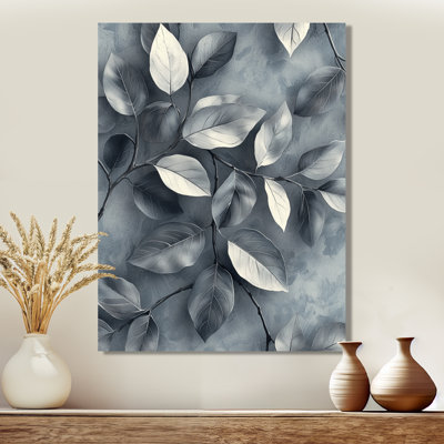Cuivre, argent, étain, feuilles I - feuilles, impression sur métal