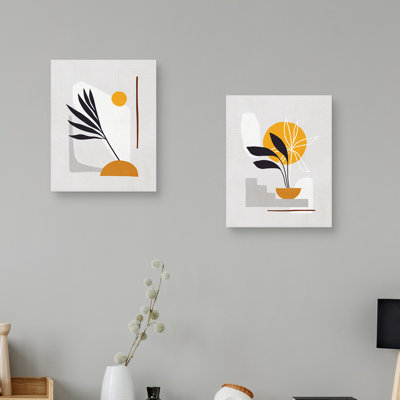 " The Shapes Of Nature 2, 3 " 2 - Pieces