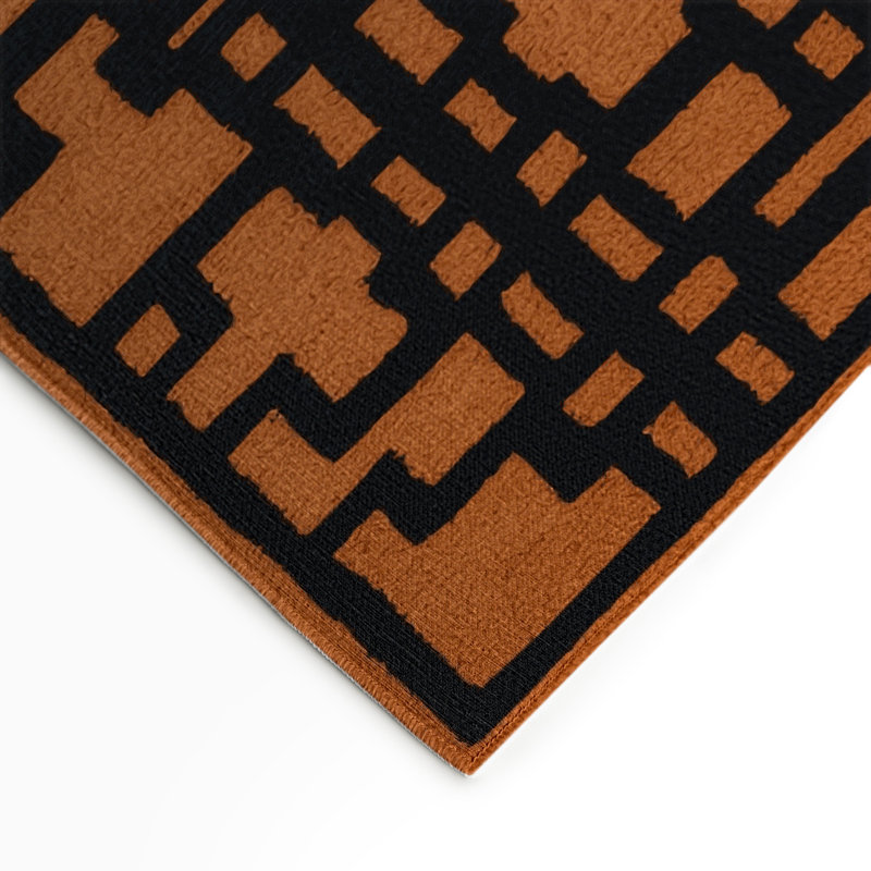 Tapis gris intérieur et extérieur Trellis, Rectangle 5 pi x 7 pi