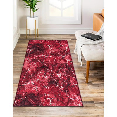 Marble Pattern Rug Berber Indoor / Outdoor Area Rug