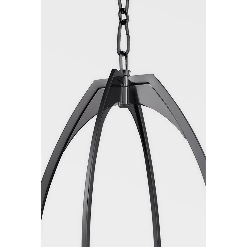 Lloyd Large 1 - Light Pendant, Black Nickel, 22.25"H x 13.75"W x 13.75"D
