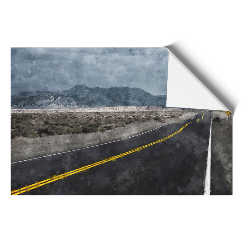 The Open Road Painting - Frameless Print, 30cm H x 42cm W x 0.1cm D