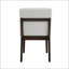 Chaise d'appoint en lin gris
