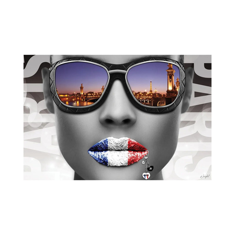 Musa Paris by Jan Raphael - Wrapped Canvas Print, 20.32 cm H x 30.48 cm W
