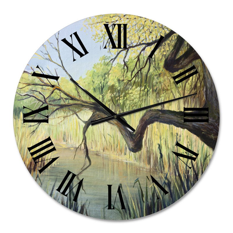 Horloge murale The Lake of Silence - Lake House, Moyen