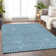 Premium Machine Washable Prisco Teal Rug