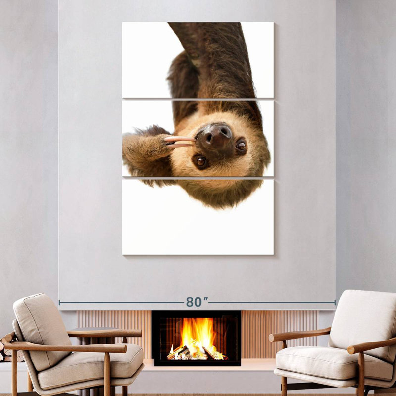 Brampt Silly Sloth, 74" H x 48" W