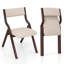 Chaise d'appoint en café / beige Emerleigh-2049498571