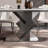 Metal Microlite Rectangular Dining Table Sets-104026401
