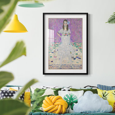 Gustav Klimt, impression encadrée en X