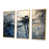 Toile naturelle avec cadre flottant
