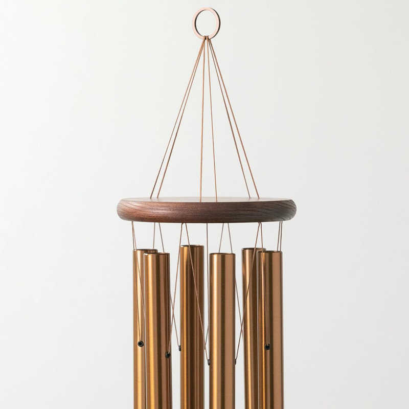 Carillon Woodstock Chimes, H 40 po x l 7 po x P 7 po, Bronze